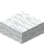 Dalle de laine blanche