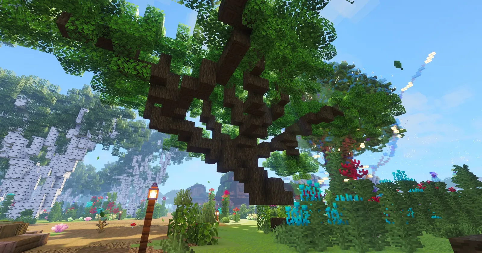 Un arbre en train de tomber